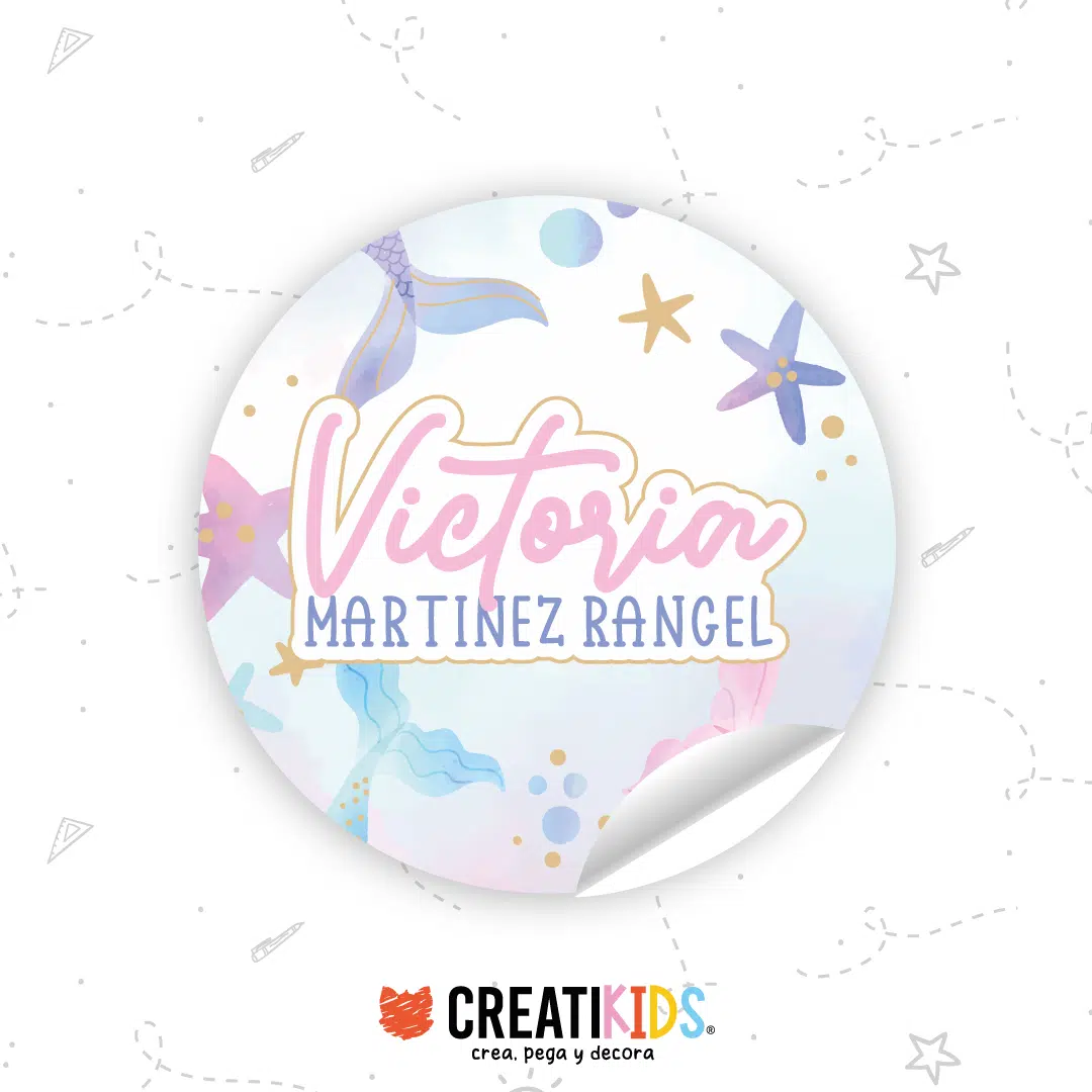 Etiquetas Personalizadas Secreto de Sirenas
