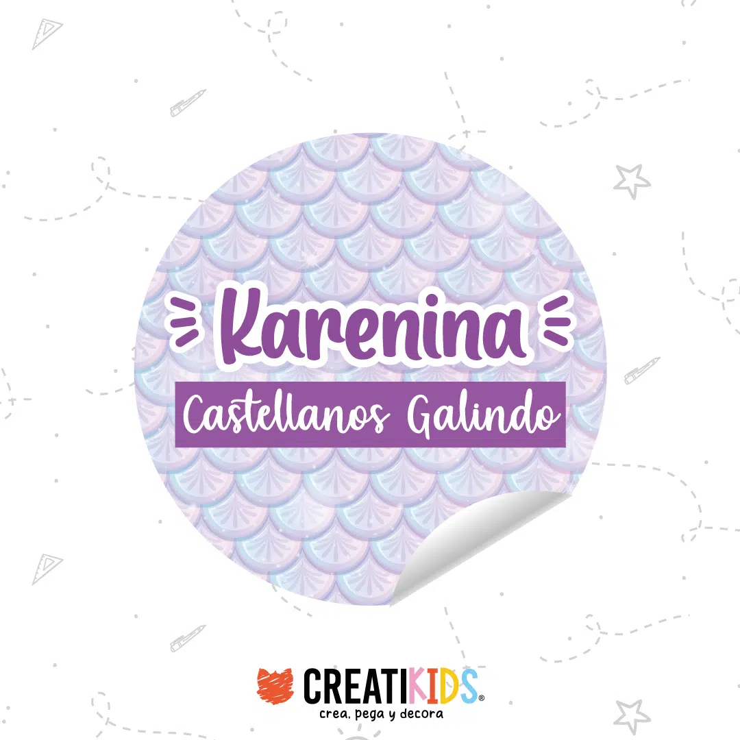 Etiquetas Personalizadas Mermaid