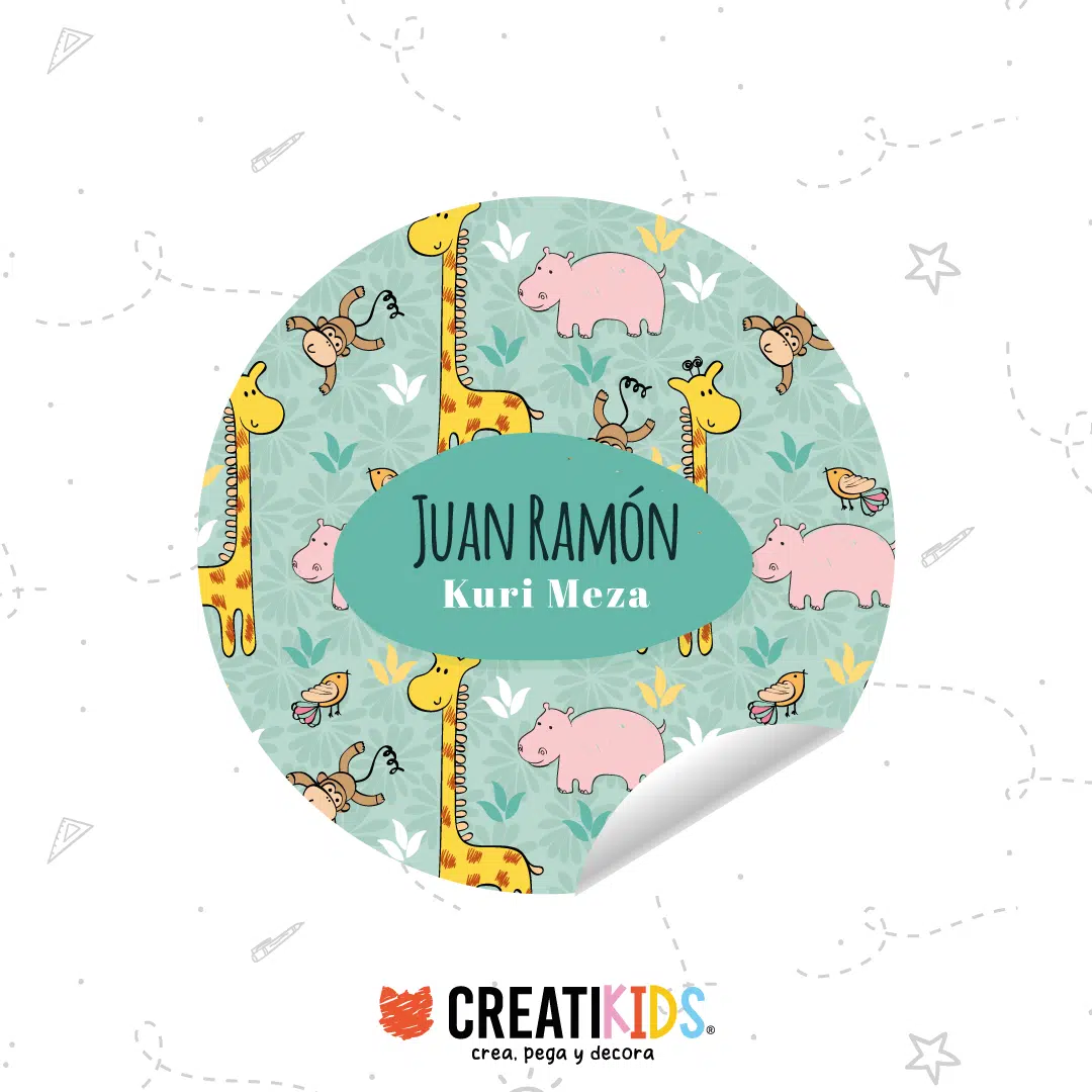 Etiquetas Personalizadas Sabana
