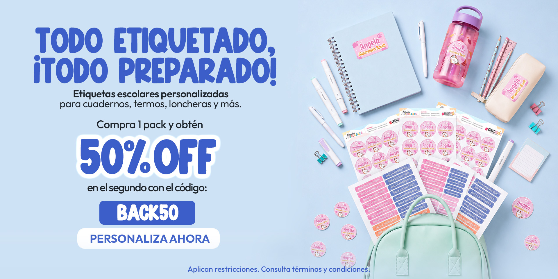 promo back to school