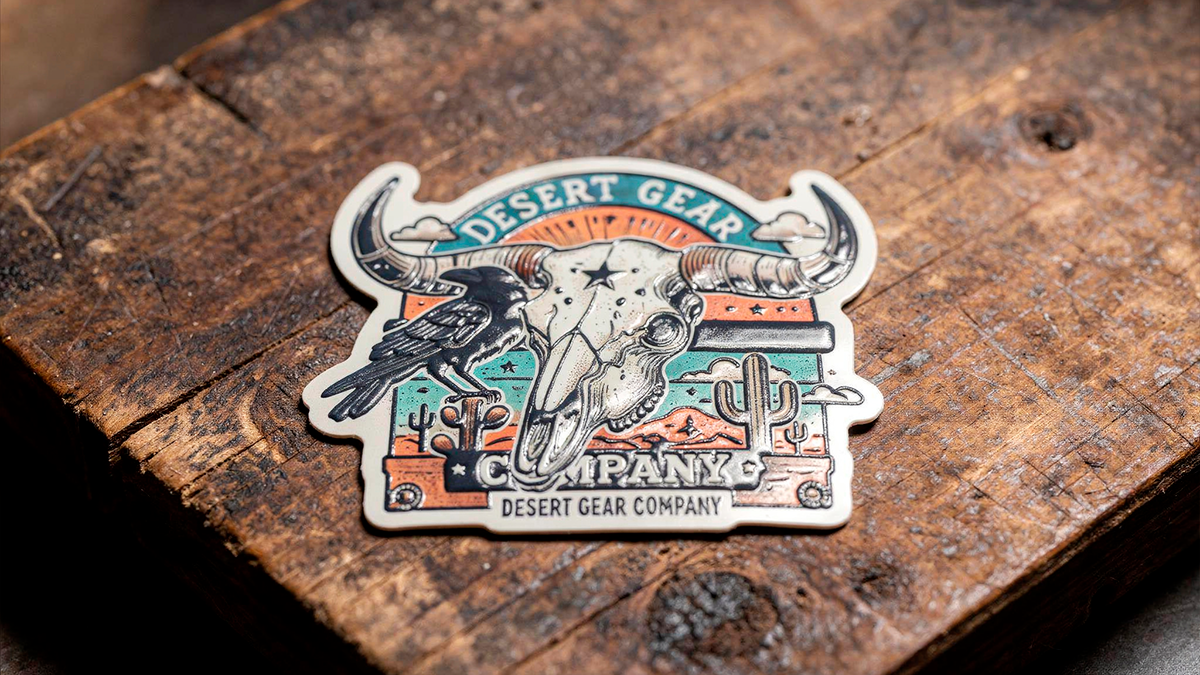 sticker desert relive
